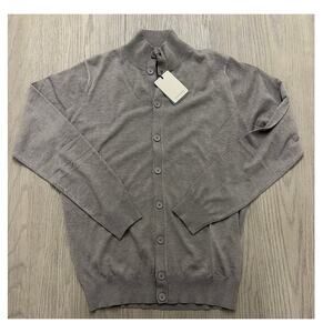 Dan John Light Brown Button Front Cardigan Sweater Men’s XL Lightweight Knit